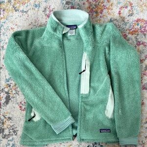 Patagonia Mint Green Fleece Jacket